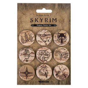 Elder Scrolls V: Skyrim - Regions Button Set cover
