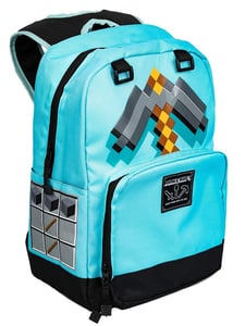 Minecraft - Diamond Pickaxe Backpack, Blue viršelis