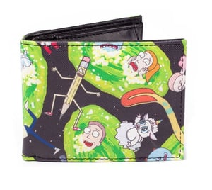 Rick and Morty - Characters AOP Bi-Ford Wallet cover