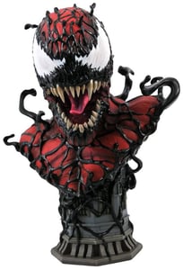 Legends In 3D: Marvel - Carnage Bust, 1/2 Scale cover