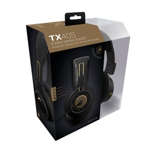 Couverture de Gioteck TX40 S Stereo Gaming Headset - Black/Bronze (PS4, Xbox One)