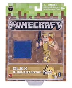 Minecraft - Alex in Golden Armor, Series 4 cover
