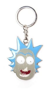 Rick and Morty - Rick Big Face Metal Keychain cover