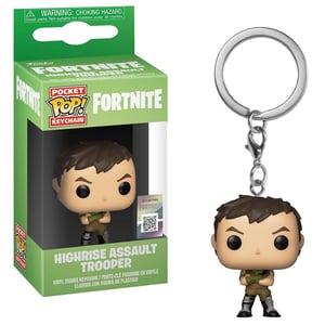 POP! Pocket Keychain: Fortnite - Highrise Assault Trooper omslag