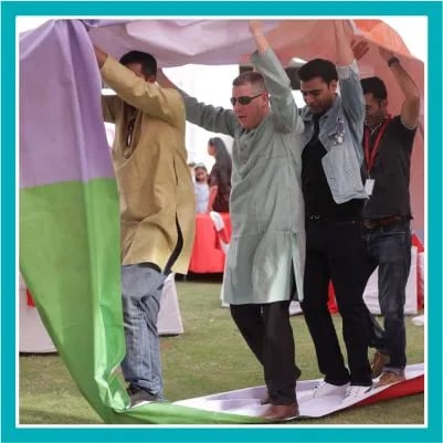 Employee engagement activity organised by Showmakerz