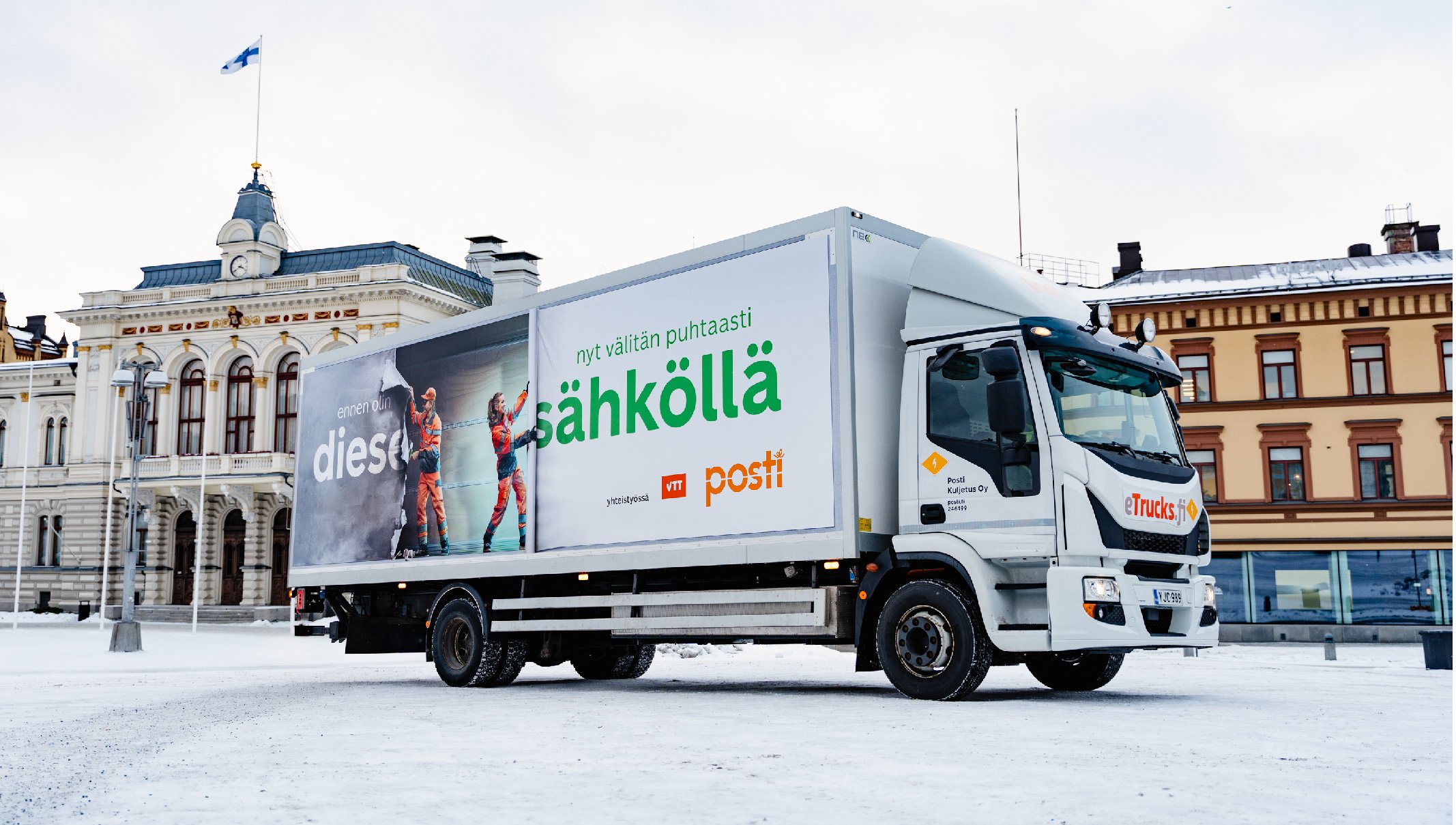 Dieselistä sähkölle ja Postin ajoon - Raskas Kalusto