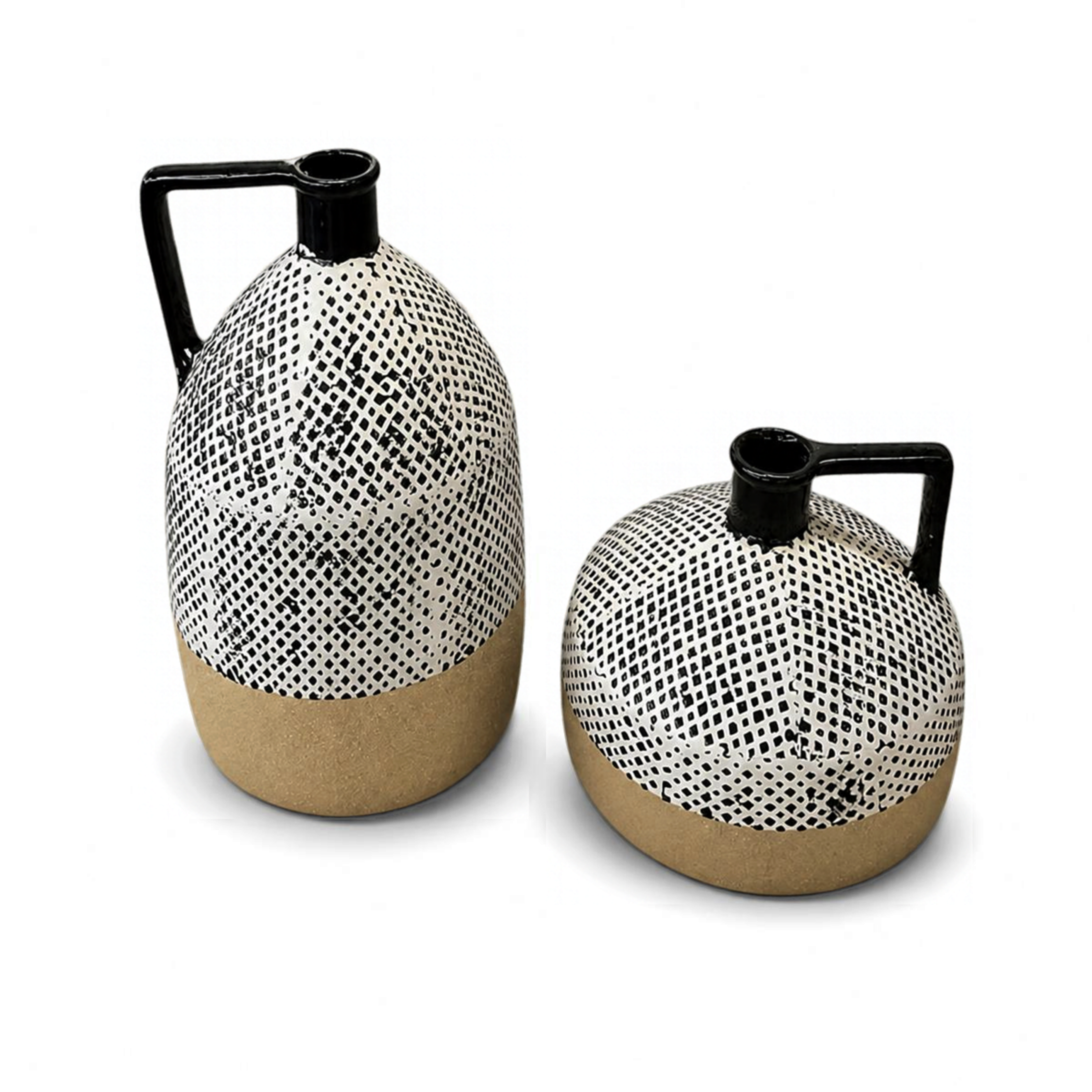 Textured Monochromatic Ceramic Jug