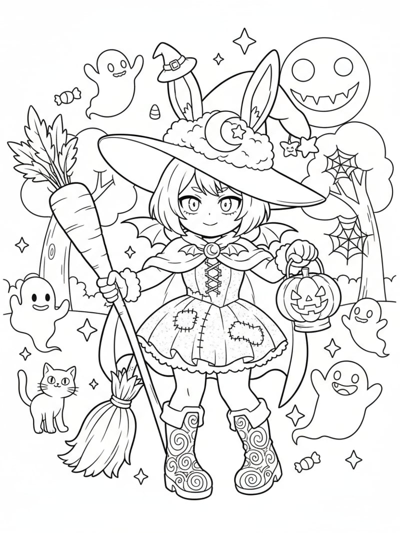 Rumi Halloween costume cute magical style for kids