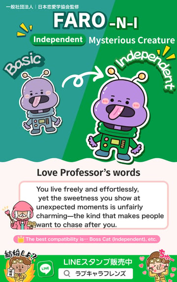 Mysterious Creature (FARO-NI) Independent Love Character 64 result card