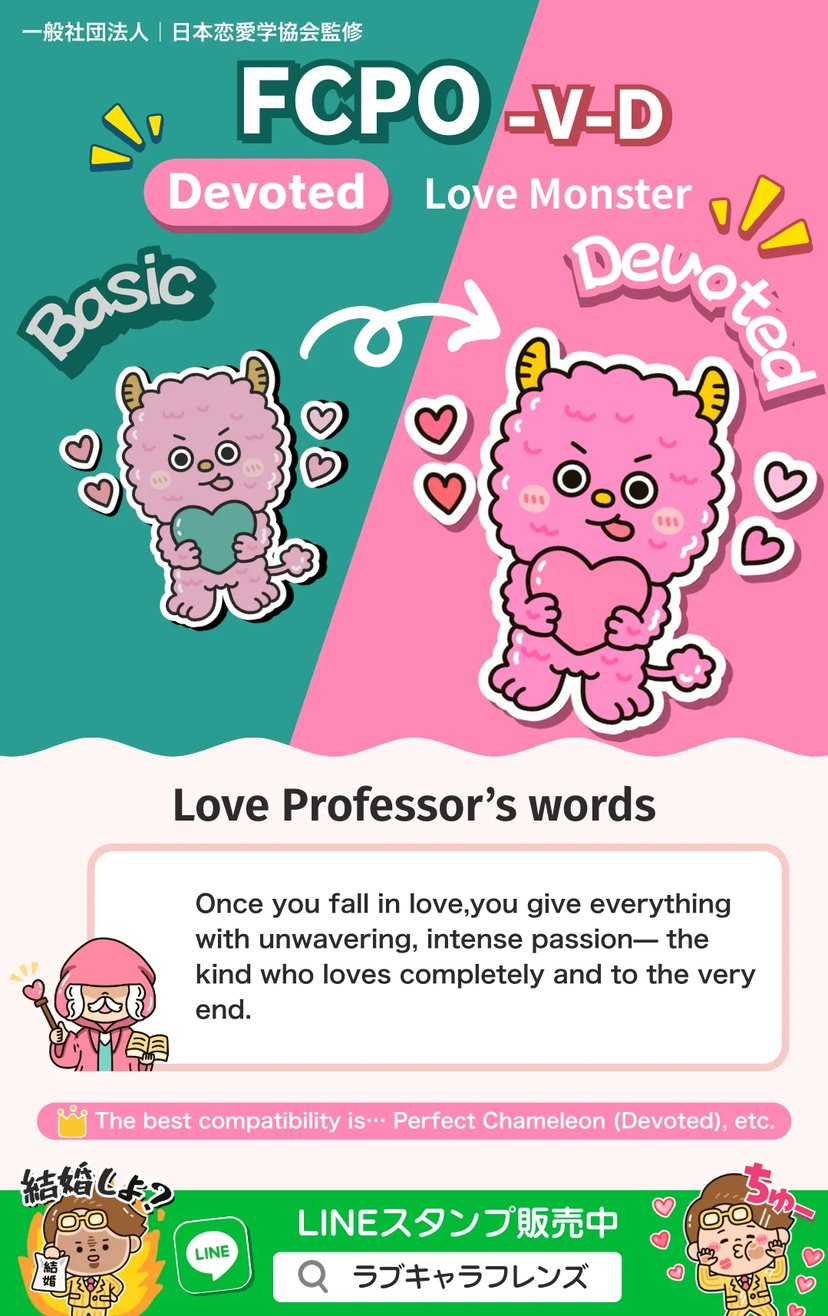 Love Monster (FCPO-VD) Devoted Love Character 64 result image
