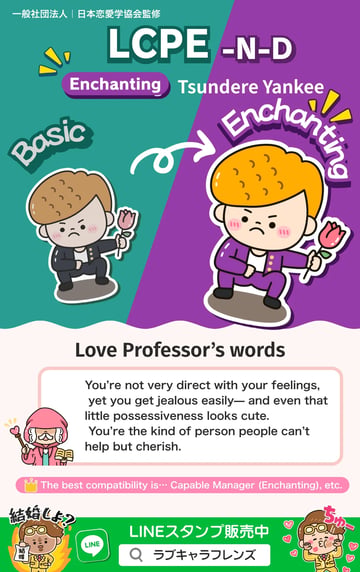 Tsundere Yankee (LCPE-ND) Enchanting Love Character 64 result card