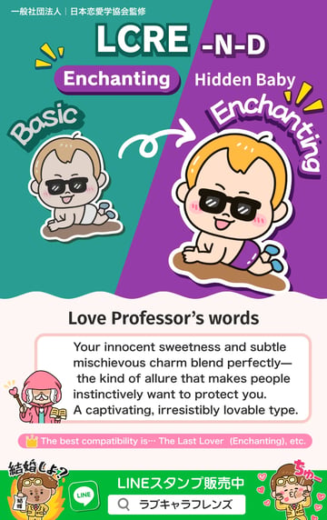 Hidden Baby (LCRE-ND) Enchanting Love Character 64 result card