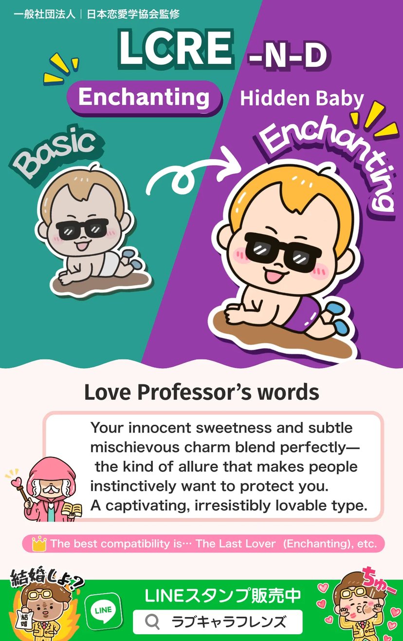 Hidden Baby (LCRE-ND) Enchanting Love Character 64 result image