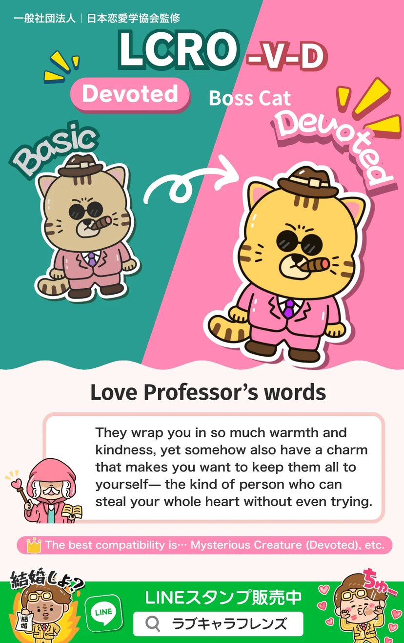 Boss Cat (LCRO-VD) Devoted Love Character 64 result image