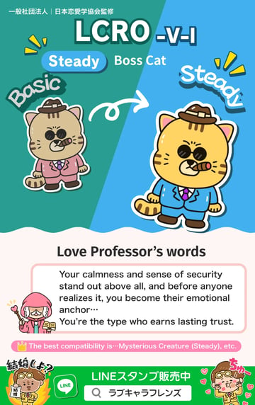 Boss Cat (LCRO-VI) Steady Love Character 64 result card