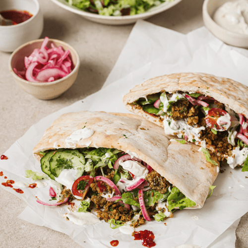 Falafel-Inspired Wraps