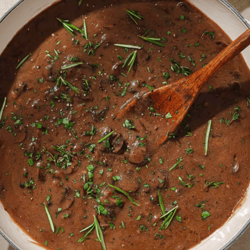 Easy Vegan Mushroom Gravy
