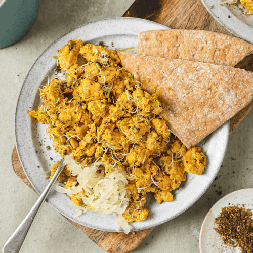 Middle Eastern-Spiced Tofu Scramble