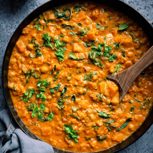 Butternut Squash Curry with Chickpeas