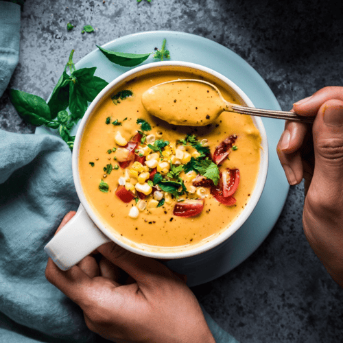 Vegan Instant Pot Corn Chowder