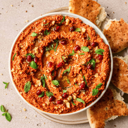 Muhammara (Roasted Red Pepper Dip)