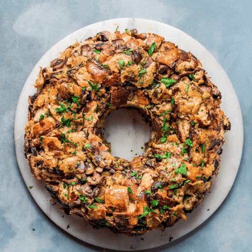 Vegan Stuffing with Wild Mushrooms