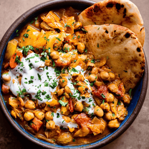 Braised Indian Chickpea Stew