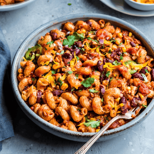 One-Pot Vegan Chili Mac