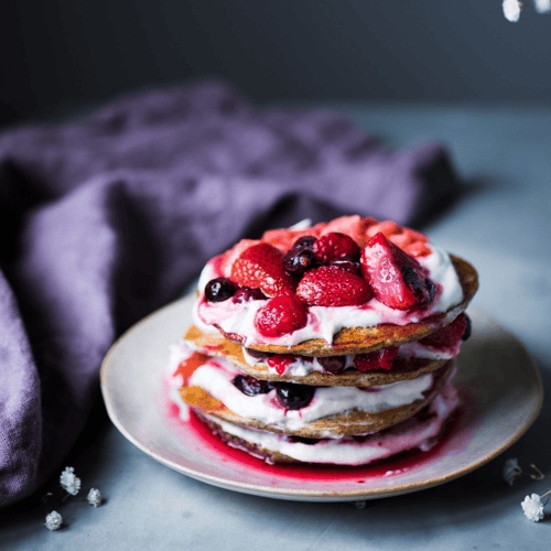 Vegan Quinoa Buckwheat Pancakes