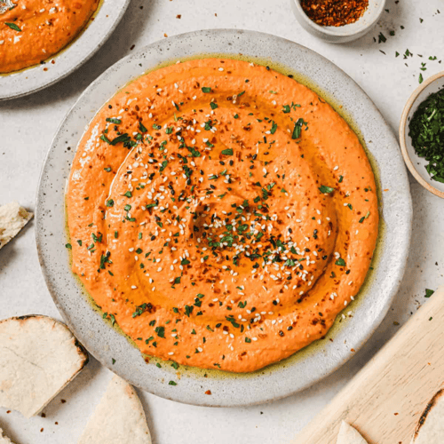 Roasted Red Pepper Hummus