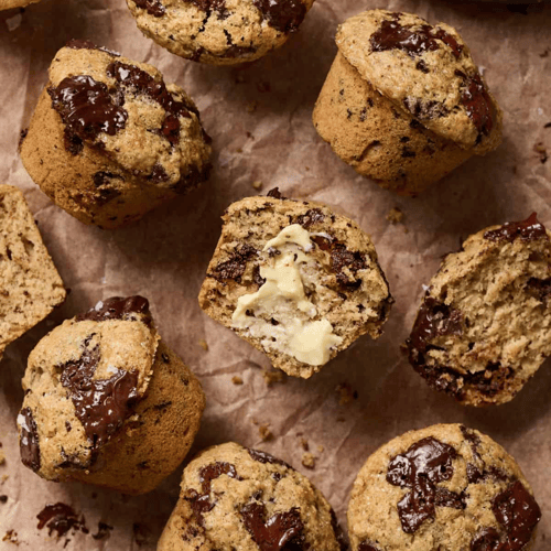 Bakery-Style Vegan Chocolate Chip Muffins