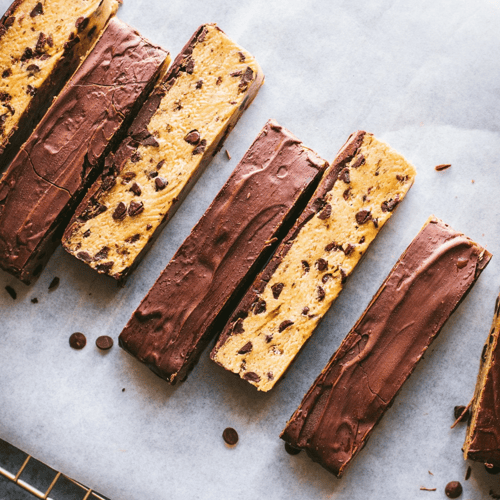 No-Bake Cookie Dough Bars (Vegan & Gluten Free)