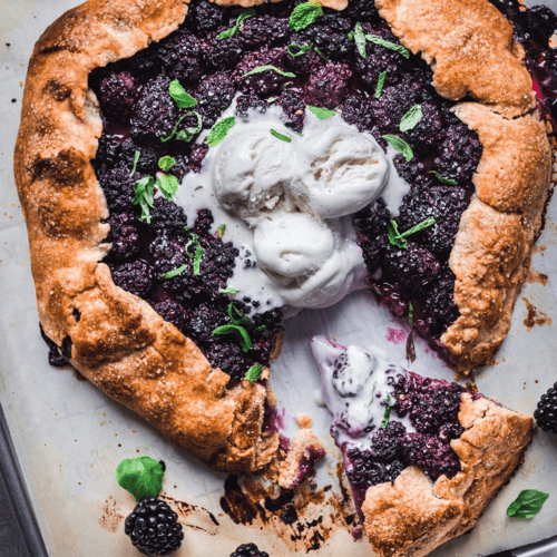 Vegan Blackberry Galette