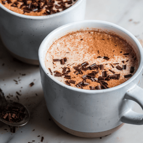 Sweet and Spicy Almond Butter Date Latte