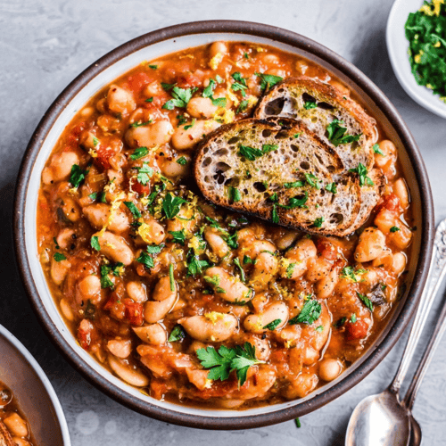 Vegan Instant Pot White Bean Stew
