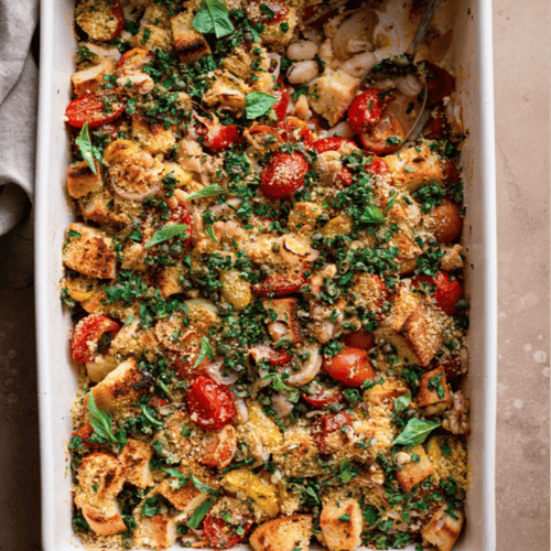 Tomato and White Bean Casserole