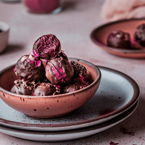 Fudgy Vegan Chocolate Truffles