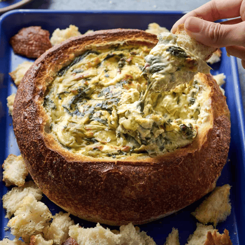 Outrageously Good Vegan Spinach Artichoke Dip