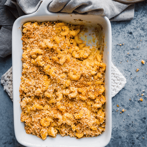 Crispy Baked Vegan Mac and Cheese