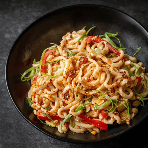 Garlic Peanut Noodles