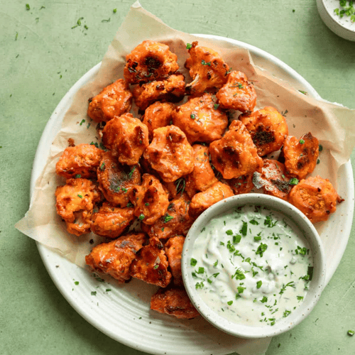 Vegan Buffalo Cauliflower