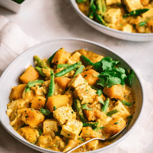Vegan Pumpkin Curry with Tofu