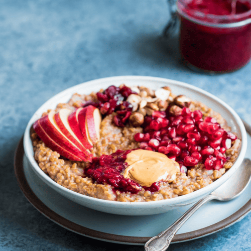 Instant Pot Pear and Date Spiced Oatmeal