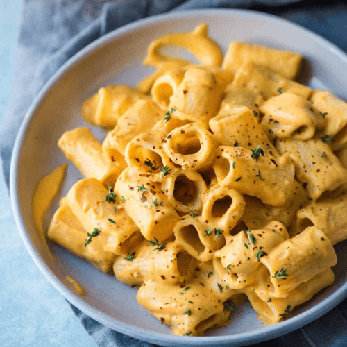 Creamy Vegan Pumpkin Mac and Cheese