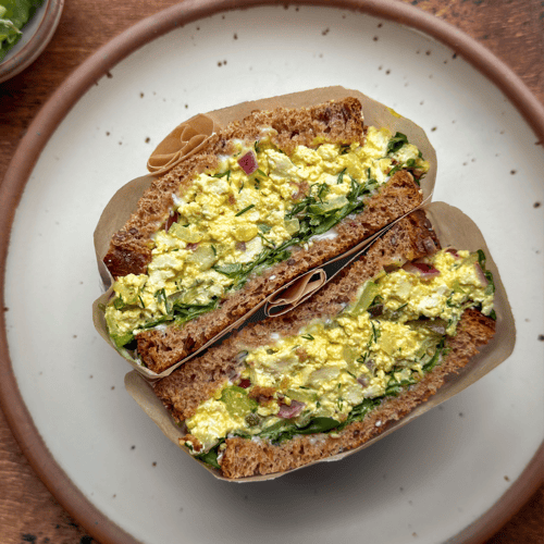 Quick Vegan Egg Salad Sandwiches