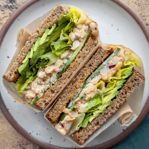 Smashed Bean & Avocado Sandwiches