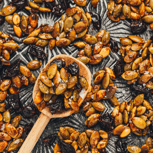 Spiced Pumpkin Crunch Snack Mix