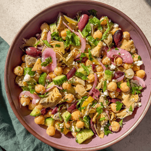 Zesty Mediterranean Chickpea Salad