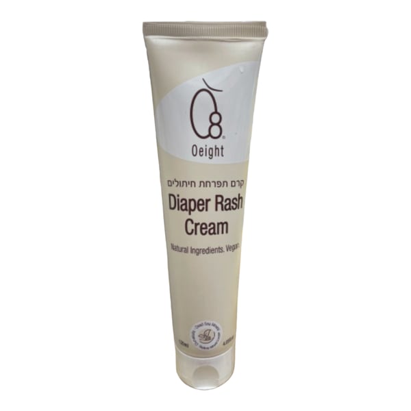 Oeight קרם תפרחת חיתולים Diaper Rash Cream Natural Ingredients. Vegan.