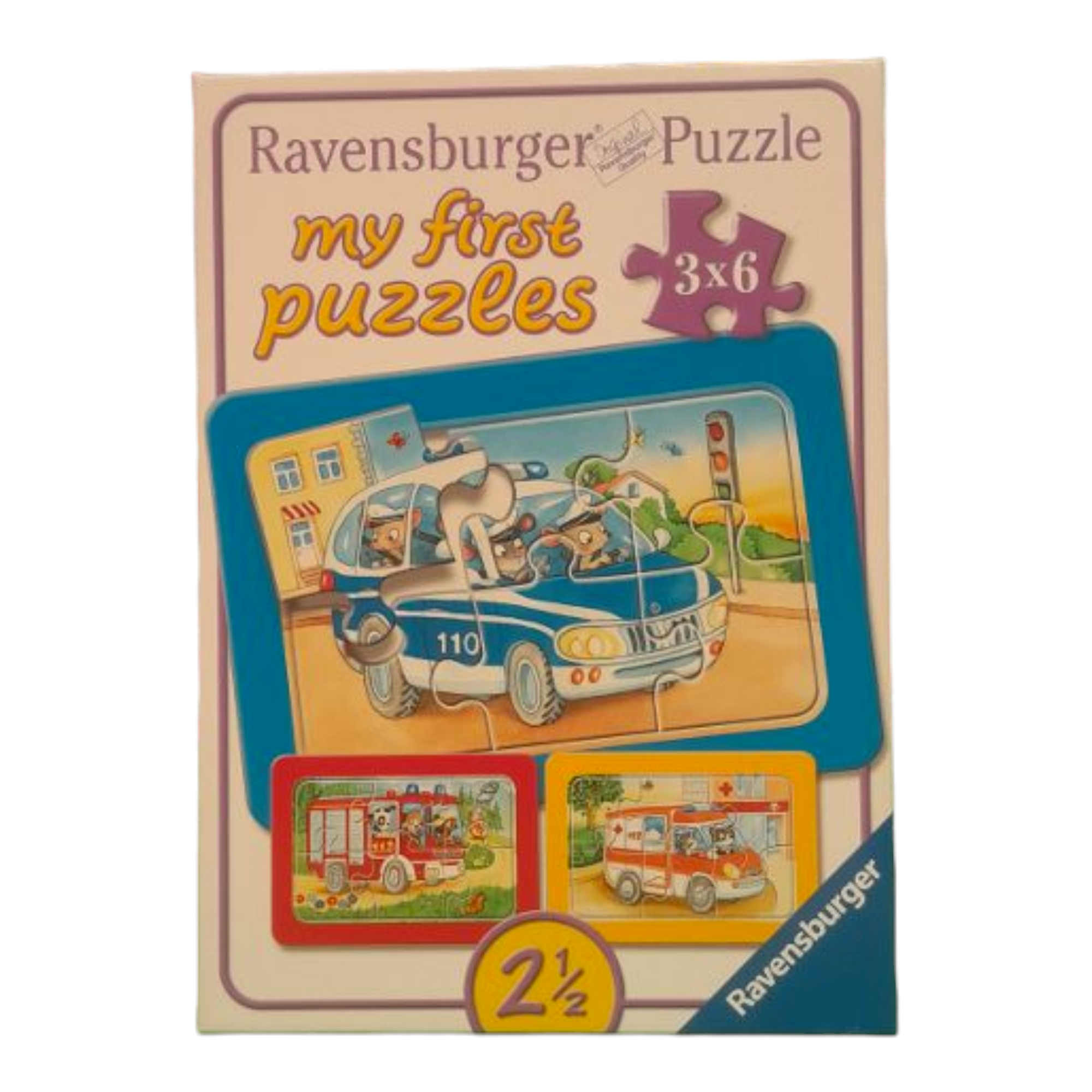 חיות בעבודה 3X6 חלקים RAVENSBURGER